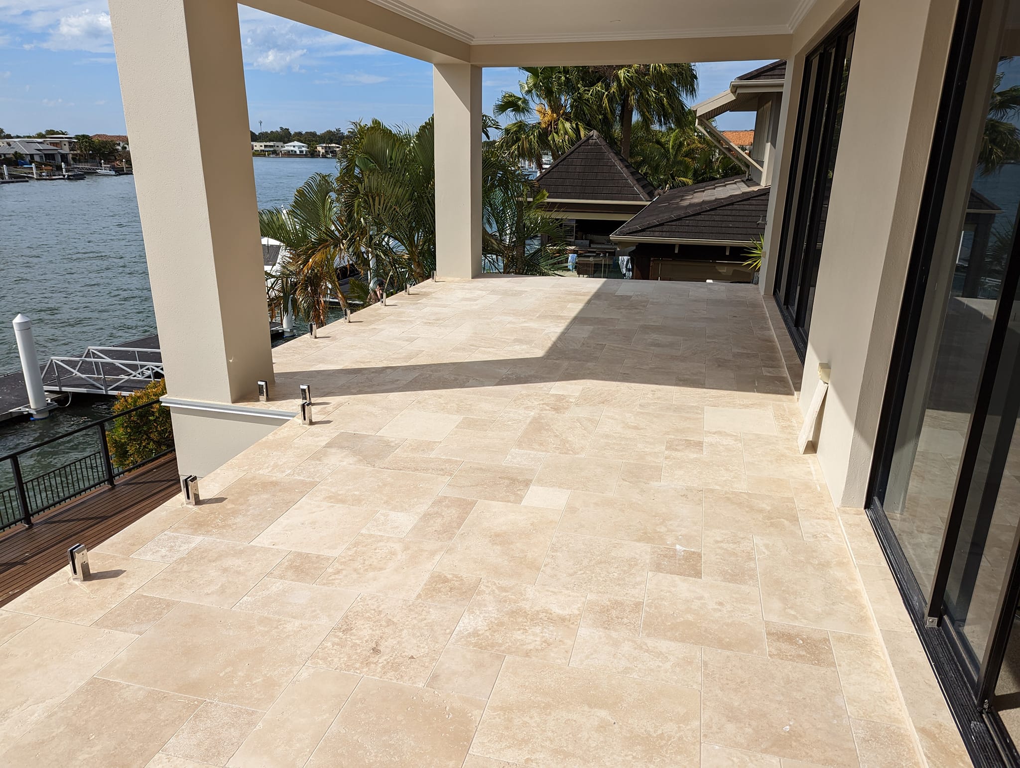 Stonework installation by MNM Contracting